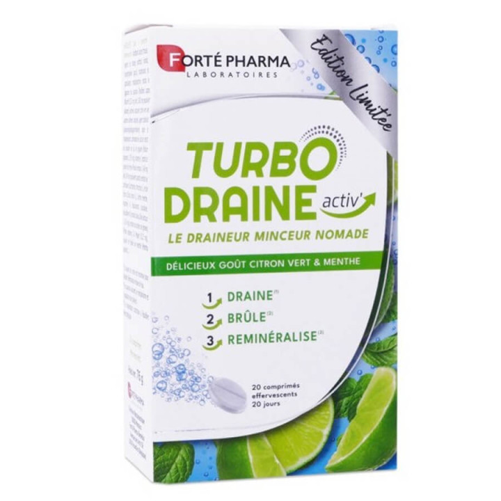 Forte Pharma Turbo Draine Activ 20 Comprimés 3700221302910