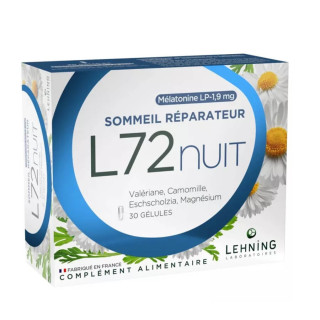 Lehning L72 Nuit sommeil réparateur 30 gélules 3661744052235