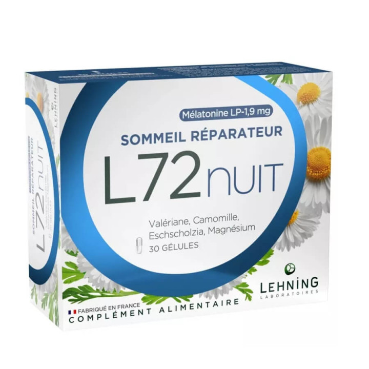 Lehning L72 Nuit sommeil réparateur 30 capsules