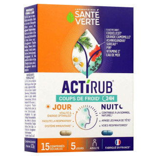 Actirub Coups de Froid 24h 15 comprimés 3700695203539