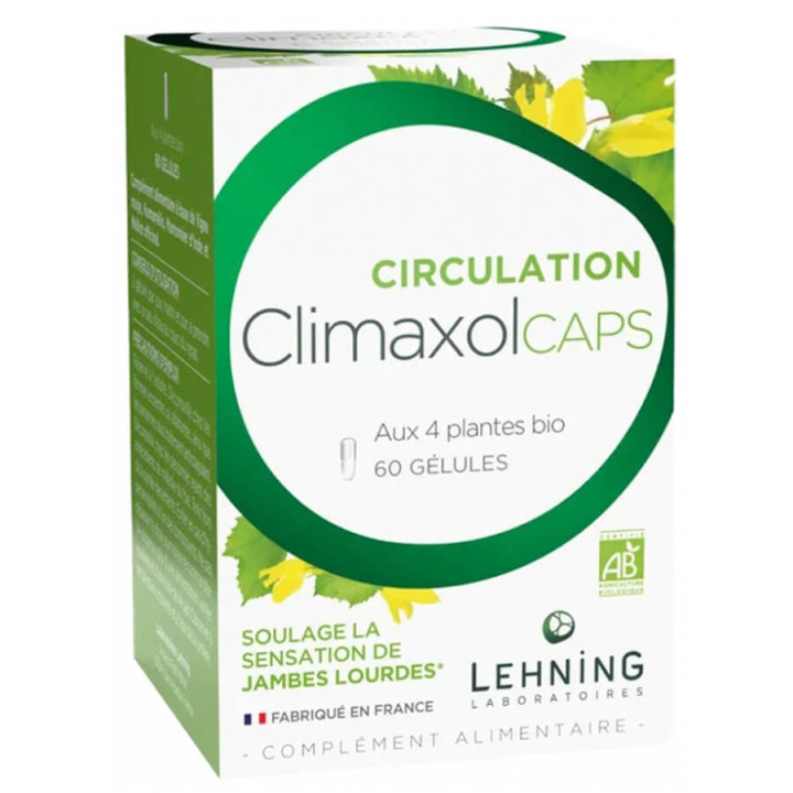 Lehning ClimaxolCaps Bio Jambes lourdes 60 Gélules 3661744051849