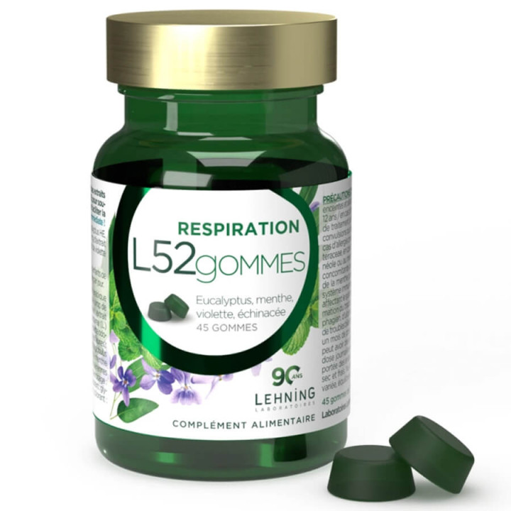 L52 Respiration Gummies Pocket size 45 gummies