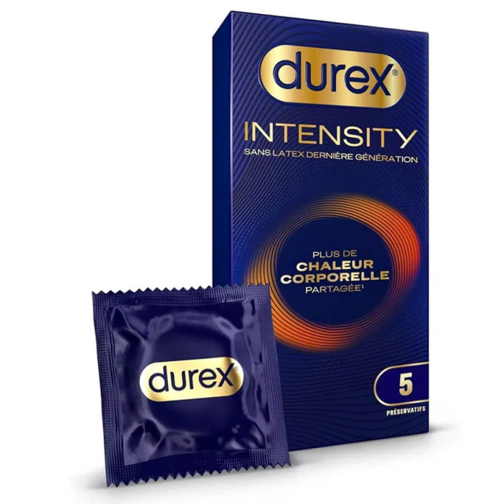 Durex Intensity Préservatifs sans latex 5 préservatifs 3059948010661