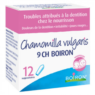 Boiron Chamomilla vulgaris 9 CH 12 suppositoires 3400921924008