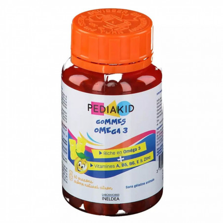 Pediakid Gommes Omega 3 60 gommes 3700225602337