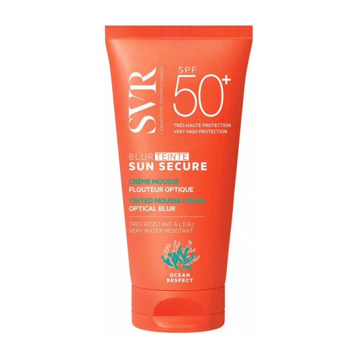 SVR Sun Secure Blur Crème Mousse Flouteur Optique SPF50+ Tinted 50 ml