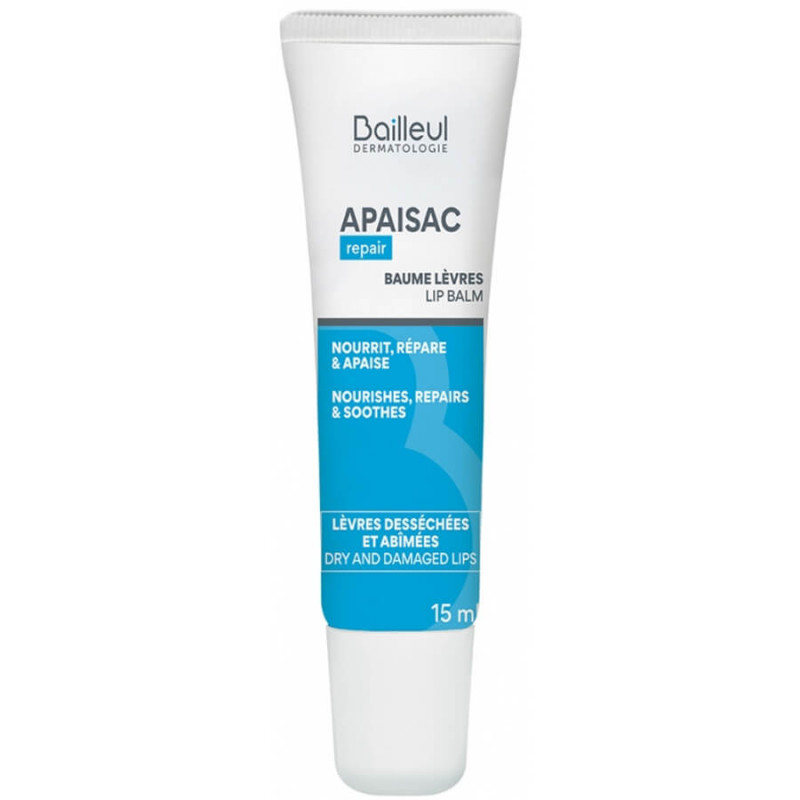 Apaisac Biorga Repair Baume Lèvres Nourrissant 15 ml 3660398504831 Apaisac Biorga Repair Baume Lèvres Nourrissant 15 ml 3660398504831