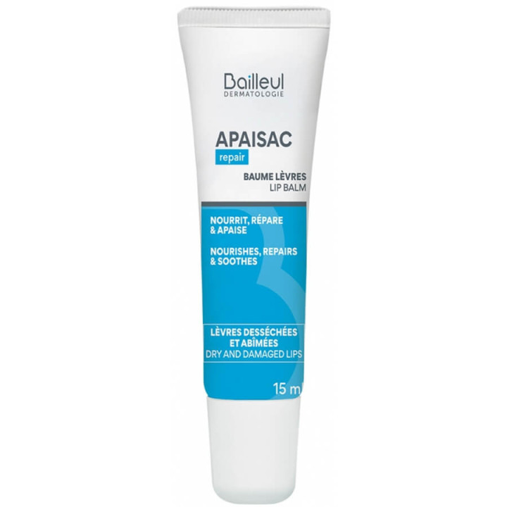 Apaisac Biorga Repair Baume Lèvres Nourrissant 15 ml 3660398504831