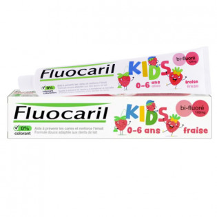 FLUOCARIL JUNIOR 0-6 YEARS STRAWBERRY GEL TOOTHPASTE 2X50ML