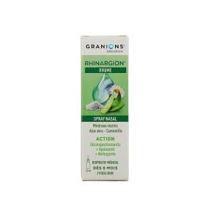 Granions Rhinargion Decongestant and soothing nasal spray 20 ml