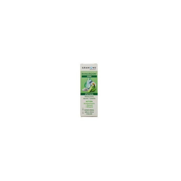 Granions Rhinargion Spray nasal décongestionnant et apaisant 20 ml