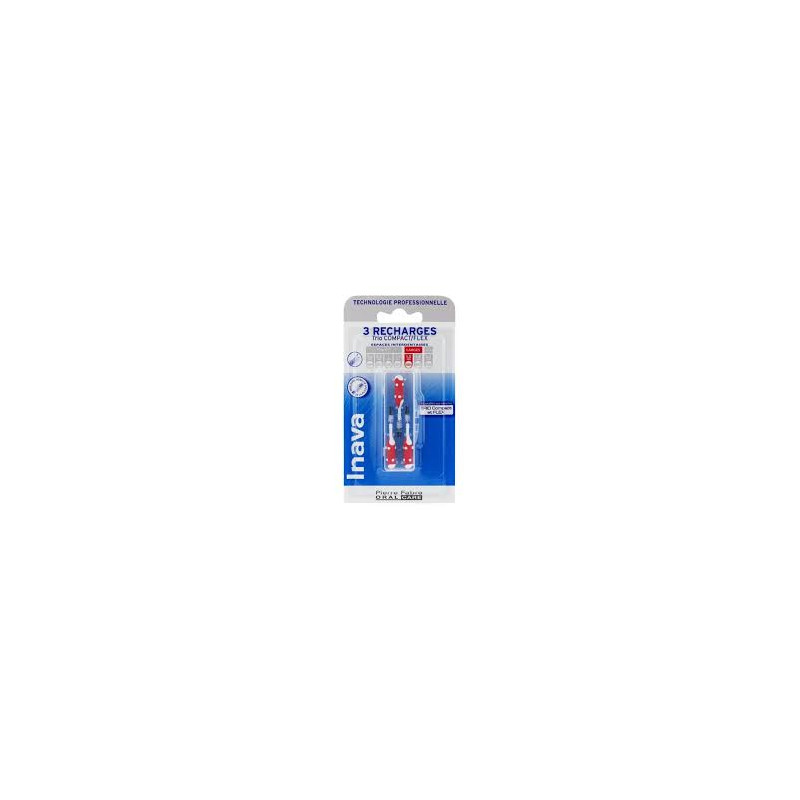 Inava Recharge Brossette interdentaire rouge large. 3 unités Inava Recharge Brossette interdentaire rouge large. 3 unités