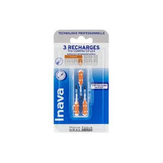 Inava Recharge Brossette interdentaire orange étroits. 3 unités