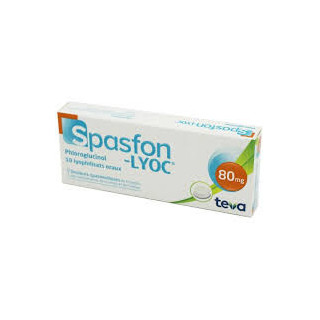 Spasfon-lyoc 80mg box of 10 oral lyophilisats