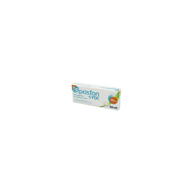 Spasfon-lyoc 80mg boîte de 10 lyophilisats oraux Spasfon-lyoc 80mg boîte de 10 lyophilisats oraux