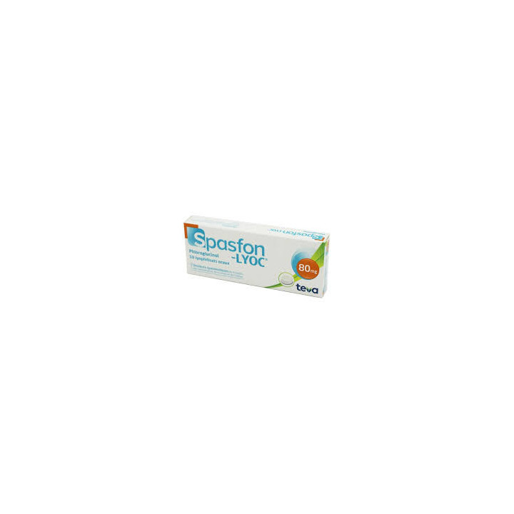Spasfon-lyoc 80mg boîte de 10 lyophilisats oraux