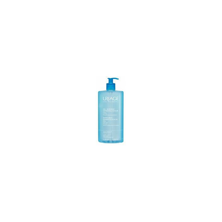 URIAGE Surgras Liquide Dermatologique - Gel Nettoyant Moussant sans savon Visage & Corps flacon 1L