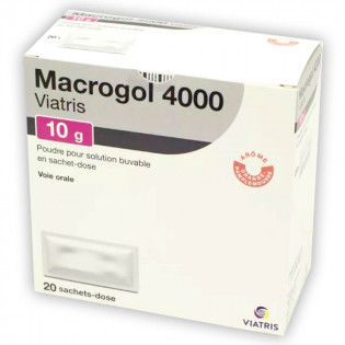 Macrogol 4000 Viatris poudre pour solution buvable10 gr 20 sachets 3400938949957