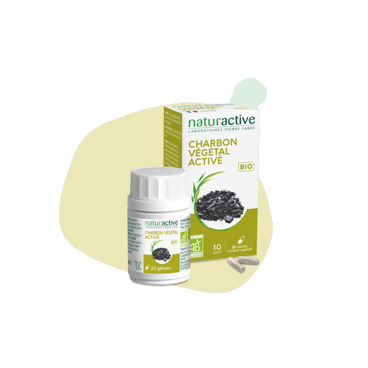 Naturactive Organic activated charcoal 20 capsules