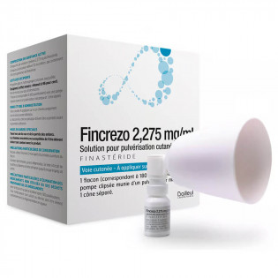 Bailleul Fincrezo Finastéride topique 2,275 mg/ml chute de cheveux 18 ml 3400930292969