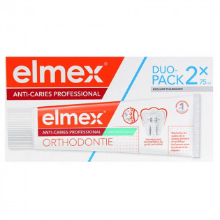 Elmex Dentifrice Anti-Caries Professional Junior lot de 2 x 75 ml