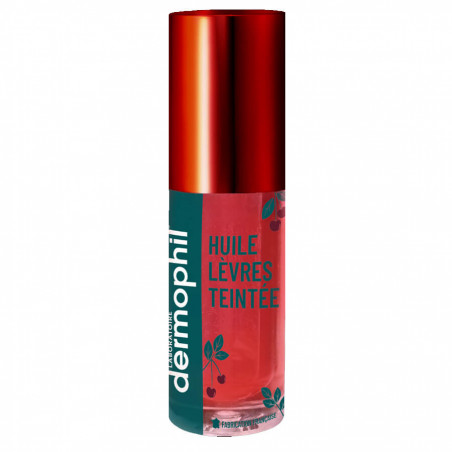 Dermophil Huile Lèvres Teintée Rouge 5ml 3700322056460