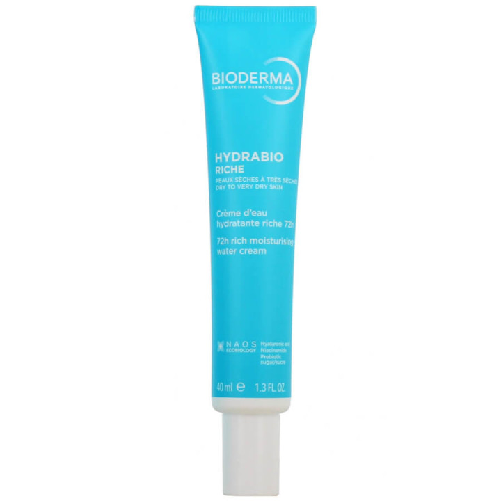 Bioderma Hydrabio Rich Moisturizing Water Cream 72H 40 ml