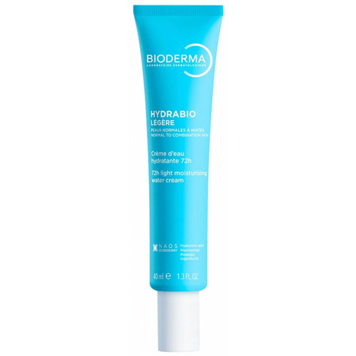 Bioderma Hydrabio Light Moisturizing Water Cream 72H 40 ml