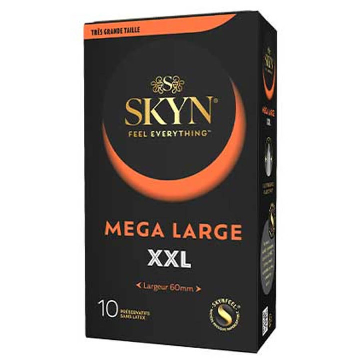 Skyn préservatifs Méga large XXL 60mm 10 unités 3532281607502
