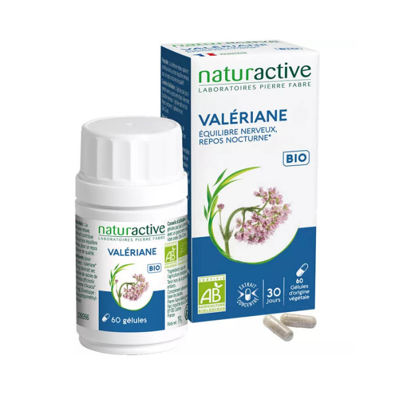 Naturactive Valériane BIO 60 gélules 3665606001478