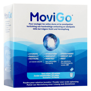 Movigo Osmotic Laxative for Occasional Constipation, 20 packets
