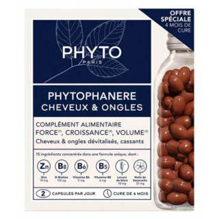 Phyto Phytophanère Cheveux et Ongles 4 Mois de Traitement 240 Capsules 3338221001085