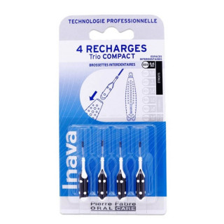 Inava Recharge Trio Compact 4 Brossettes ISO 0 0.6mm 3577056028441