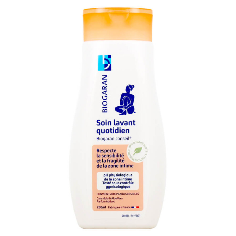 Biogaran Soin Lavant Intime Quotidien 250 ml 3614770001043