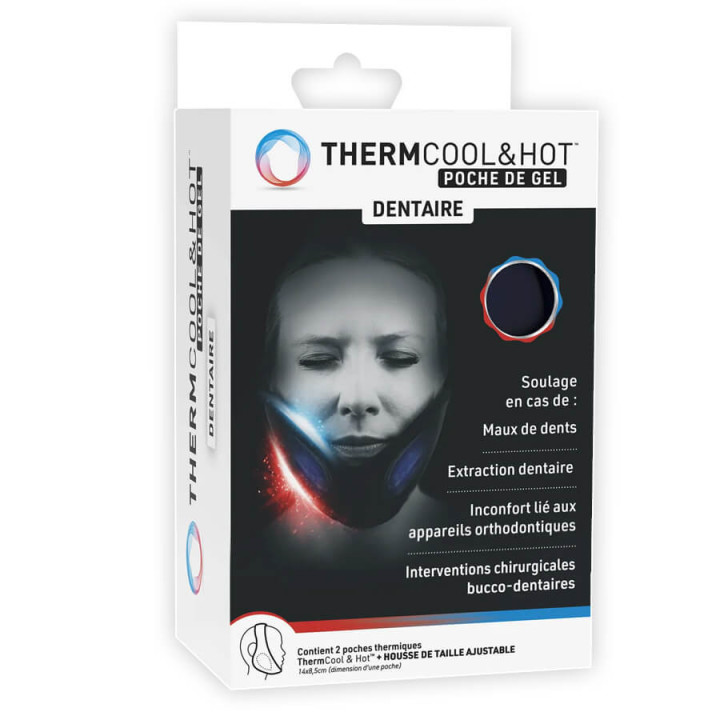 Thermcool Dentaire Poche de Gel pour Douleurs Dentaires 2 Unités 3614790001306