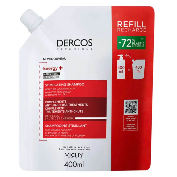 Vichy Dercos Eco-Recharge Stimulating Shampoo 400 ml