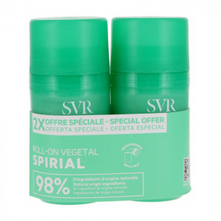 SVR Spirial Déodorant 24h Végétal Roll-On Lot de 2 x 50 ml 3662361003426