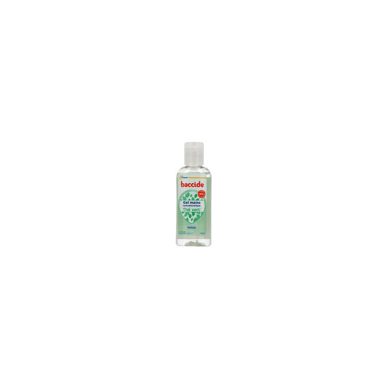 Baccide Gel Main Sans rinçage parfum Thé vert 30 ml Baccide Gel Main Sans rinçage parfum Thé vert 30 ml