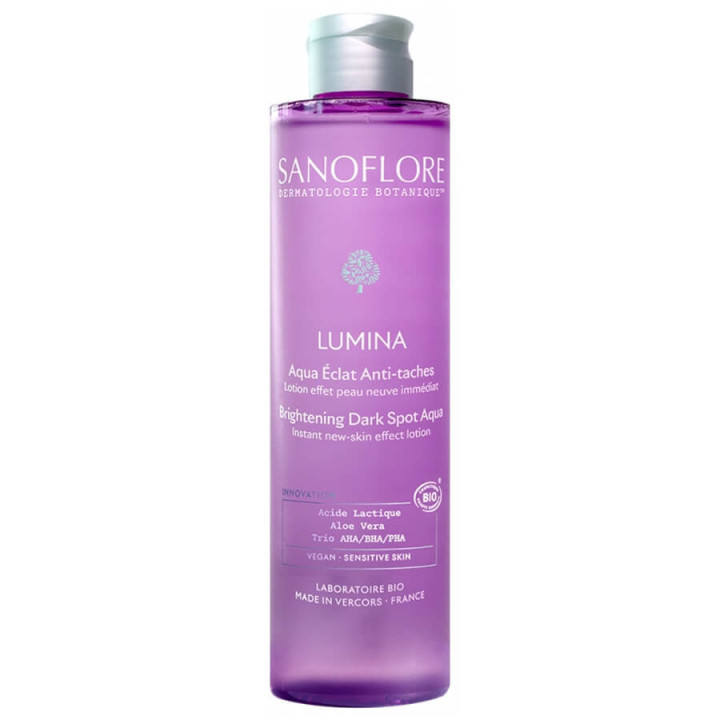 Sanoflore Lumina Lotion Aqua Éclat Anti-Taches Bio 200 ml 3701673200625