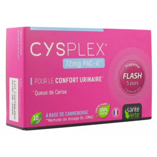 Santé Verte Cysplex urinary comfort 10 sticks