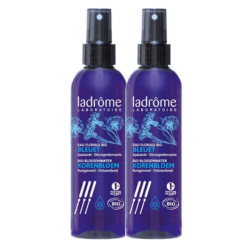 Ladrôme Eau florale de Bleuet Bio Lot de 2 x 200 ml 3486330000045 Ladrôme Eau florale de Bleuet Bio Lot de 2 x 200 ml 3486330000045