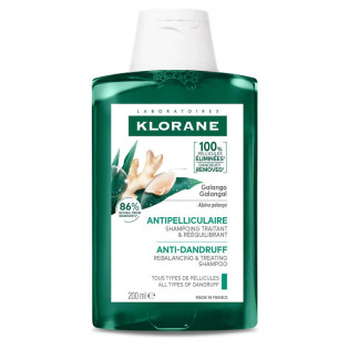 Klorane Anti-dandruff treatment and rebalancing shampoo 200 ml