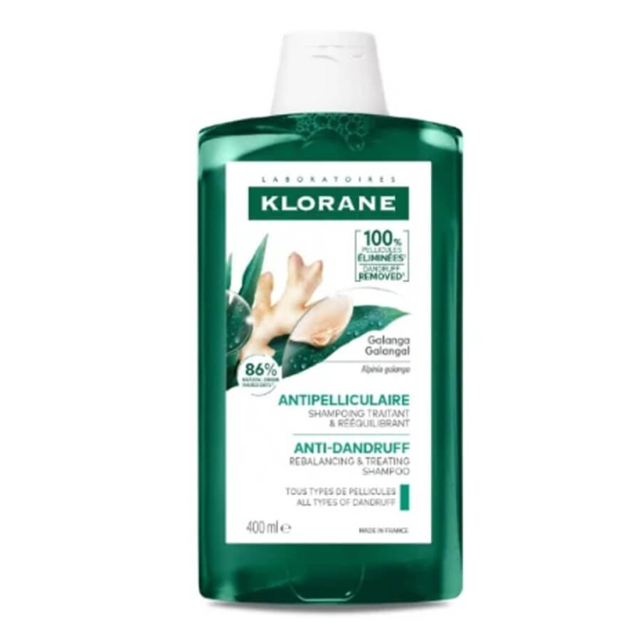 Klorane Shampoing Antipelliculaire au Galanga 400 ml 3282770400311