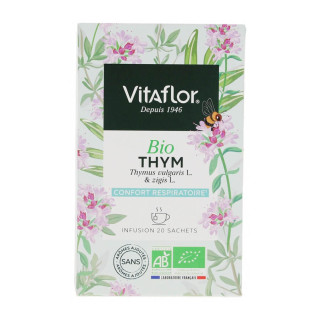 Vitaflor Thym Bio confort respiratoire 20 Sachets 3175681099104
