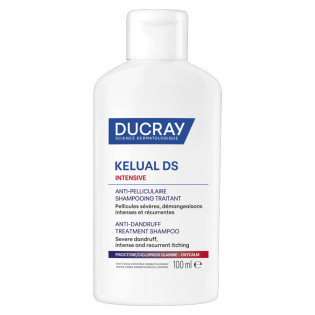 Ducray Kelual DS Intensive Anti-Dandruff Treatment Shampoo Severe Dandruff Intense and Recurrent Itching 100 ml