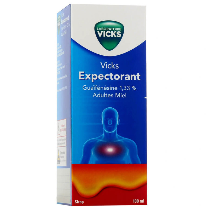 Vicks Expectorant Sirop Toux grasse 180 ml 3400934956867 Vicks Expectorant Sirop Toux grasse 180 ml 3400934956867