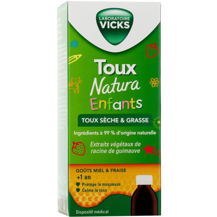 Vicks Toux Natura Sirop Enfant 140 ml 8700216897211