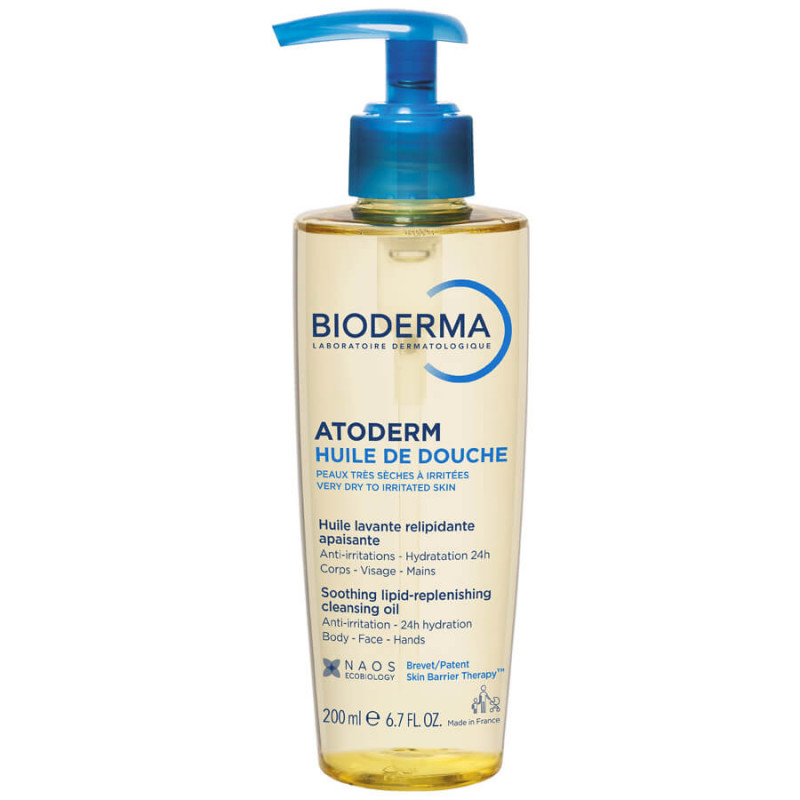 Bioderma Atoderm Huile de douche Flacon pompe 200 ml 3701129811597
