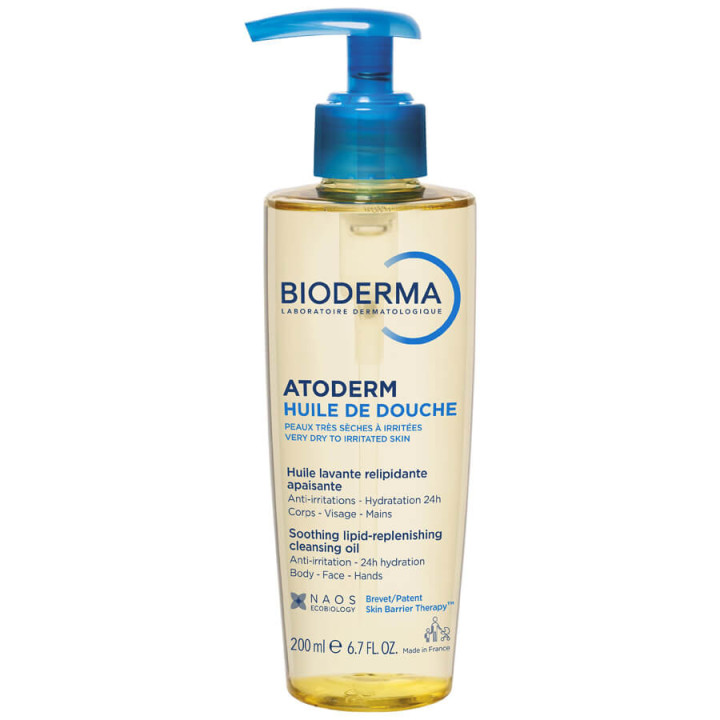 Bioderma Atoderm Huile de douche Flacon pompe 200 ml 3701129811597