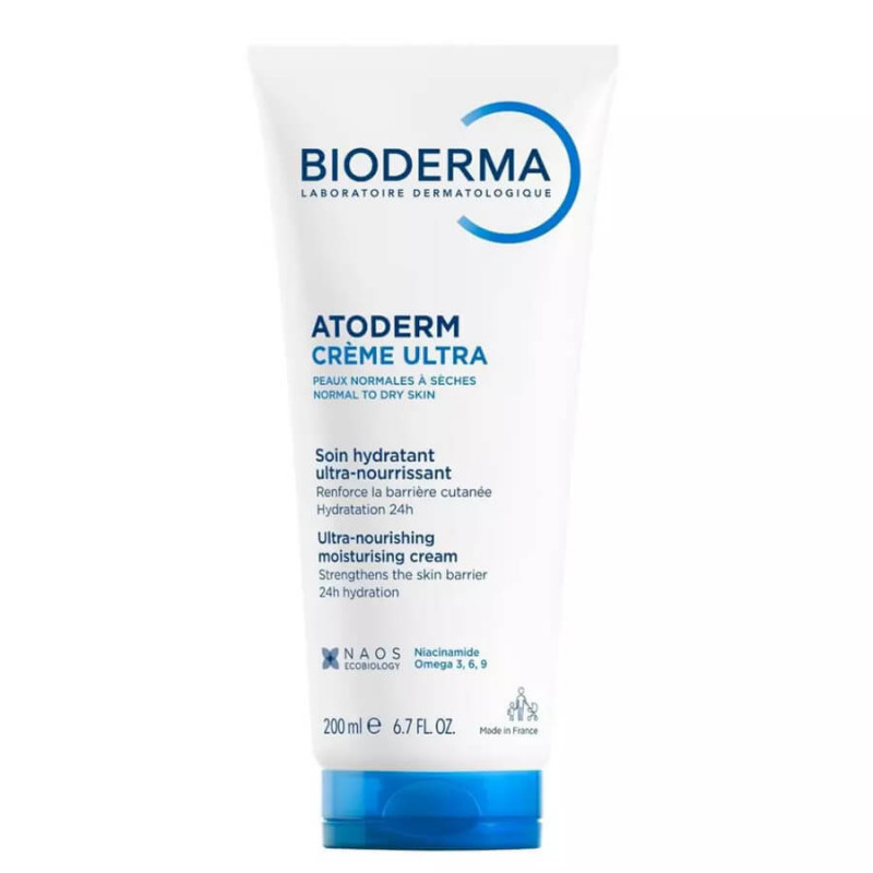Bioderma Atoderm Crème Nourrissante sans parfum Tube 200 ml 3701129805329